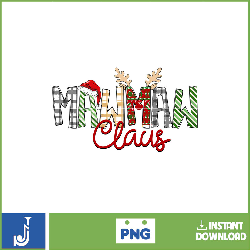 Gigi Claus Christmas Png, Aunt Claus Png, Mama Claus Png, Matching Family Png, Grandma Claus Png, Santa Christmas Png (11).jpg