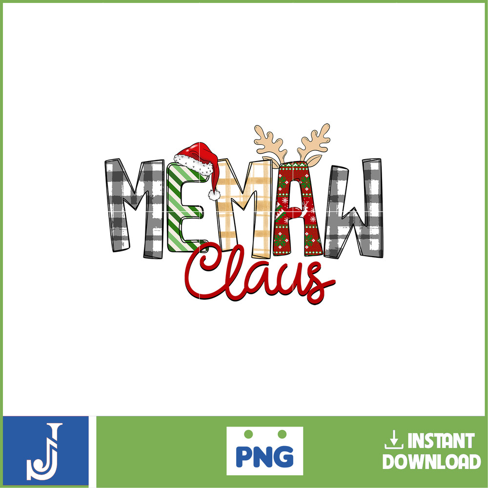 Gigi Claus Christmas Png, Aunt Claus Png, Mama Claus Png, Matching Family Png, Grandma Claus Png, Santa Christmas Png (12).jpg