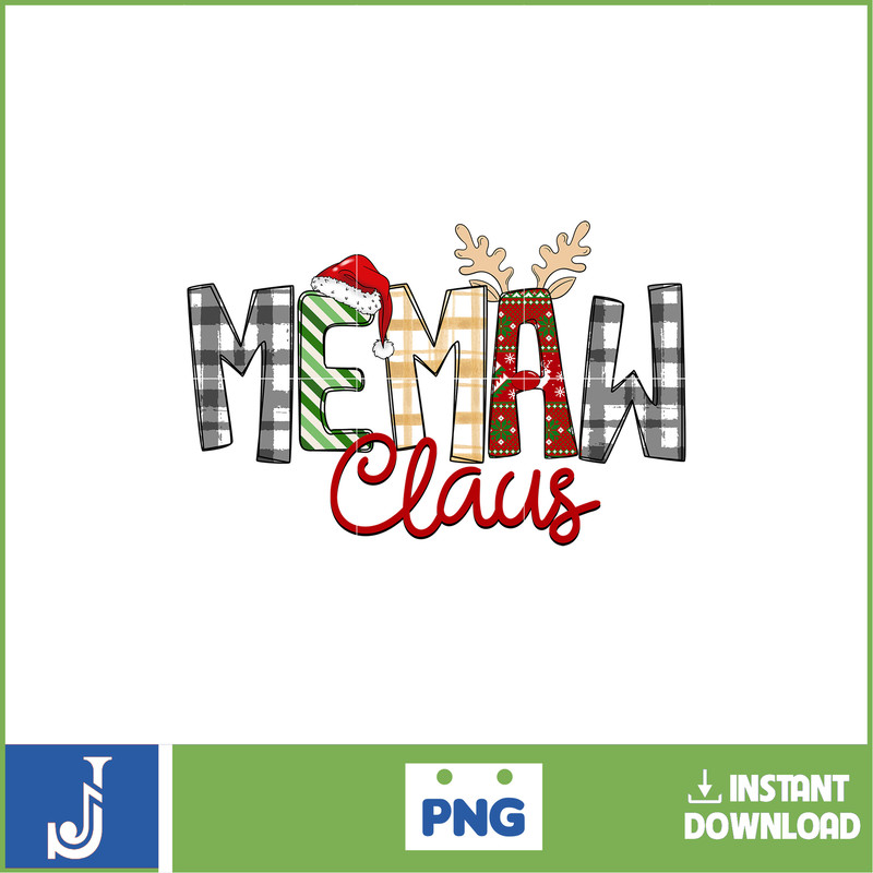 Gigi Claus Christmas Png, Aunt Claus Png, Mama Claus Png, Matching Family Png, Grandma Claus Png, Santa Christmas Png (12).jpg