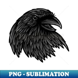 illusion of crow the raven - modern sublimation png file - unlock vibrant sublimation designs