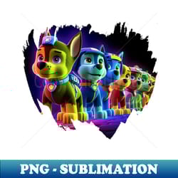 paw patrol the mighty - png transparent digital download file for sublimation - fashionable and fearless