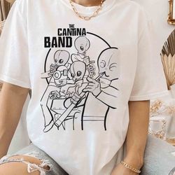star wars the cantina band figrin dan and the model nodes shirt, galaxys edge unisex t-shirt family birthday gift adult