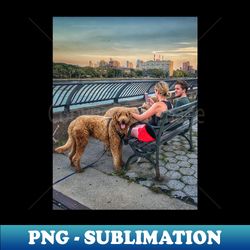 Carl Schurz Park Manhattan New York City - Digital Sublimation Download File - Spice Up Your Sublimation Projects