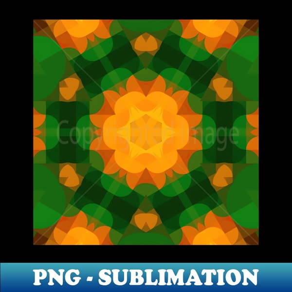 VV-20231028-8127_Retro Mandala Flower Green and Orange 1384.jpg