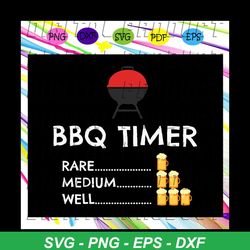 timer barbecue shirt, barbecue, bbq shirt, bbq timer gift svg, trending svg for silhouette, files for cricut, svg, dxf,