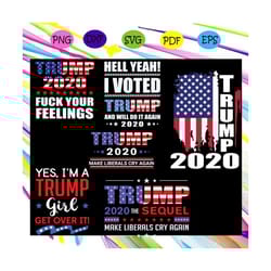 svg trump bundle set 6 svg designs sale trump 2020 , donald trump svg, president 2020, trump svg, patriotic svg, preside
