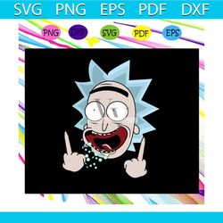 riggity riggity wrecked son svg, pickle rick svg, morty, rick svg, rick and morty svg, wook,painting svg, trippy, hippy
