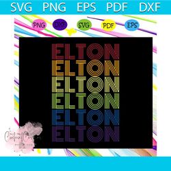 retro style elton rainbow , rainbow svg, elton svg, rainbow elton, retro vintage, elton john rainbow, trending svg for s