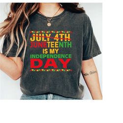 Juneteenth Shirt, Independence Day Shirt, Freeish 1865 Shirt, Black History Shirt, LS443