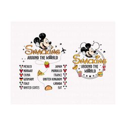 snacking around the world svg, mouse trip svg, family vacation svg, world trip svg, family trip shirt svg, vacay mode svg, digital download