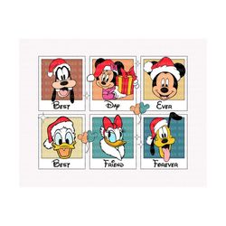 best day ever, best friend forever svg, christmas friends svg, character face xmas svg, mouse and friends svg, friends trip, christmas shirt
