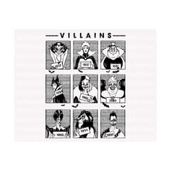 halloween villains svg, villains svg, halloween svg, bad witches club svg, spooky season svg, trick or treat svg, trendy halloween shirt svg