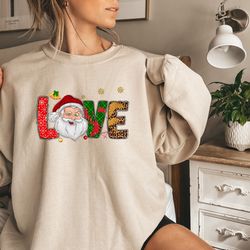 love christmas sweatshirt, christmas sweatshirt, christmas holiday sweatshirt, christmas party sweatshirt, christmas out