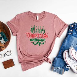 merry christmas everyone shirt, merry christmas shirt, christmas shirt, christmas gift, winter season shirt, new year sh