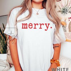 merry christmas trees sweatshirt, cute merry & bright sweatshirt, holiday sweater, womens holiday sweatshirt, christmas