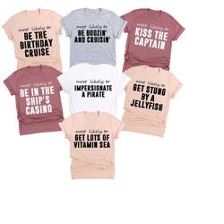 custom most likely to matching cruise shirts, most likely to cruise shirt, custom cruise group shirt, family matching cr