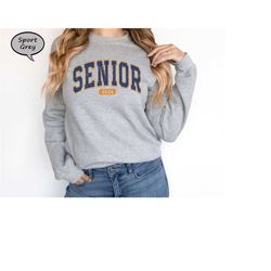 senior 2024 sweatshirt, graduation 2024 hoodie, class of 2024 sweatshirt, high school graduation sweatshirt, back to sch