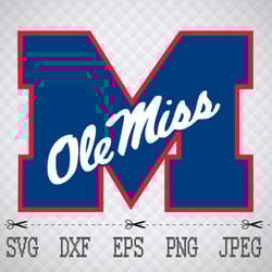 ole miss rebels logo svg,png,eps cameo cricut design template stencil vinyl decal tshirt transfer iron on