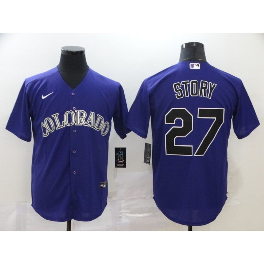 Colorado Rockies Trevor Story Purple Jersey.jpg