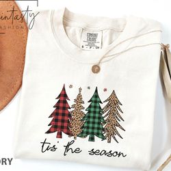 tis the seeason t-shirt, christmas tree shirt, christmas shirt, christmas family matching t-shirt, christmas gift for h