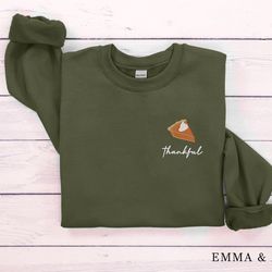 thanksgiving sweatshirt png for women, thankful sweatshirt png, give thanks, thanksgiving sweater, pie shirt, fall sweat