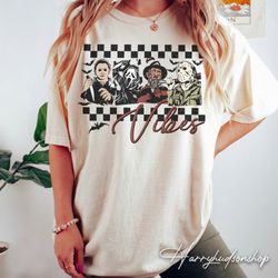 retro halloween vibes comfort colors shirt png, halloween shirt png, vintage 90s halloween movies, halloween sweatshirt