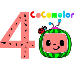 cocomelon numbers 4 svg, cocomelon png, cocomelon characters svg, cocomelon cricut svg, disney svg, instant download