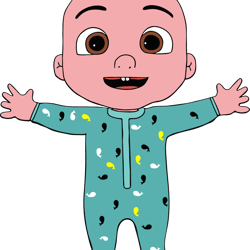 cocomelon jj svg, cocomelon svg, 3d animation svg, trending svg, disney svg, cocomelon clipart, instant download
