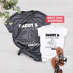 daddy and daughter shirt png, fathers day gift, matching father and daughter shirt pngs, best friends for life shirt png
