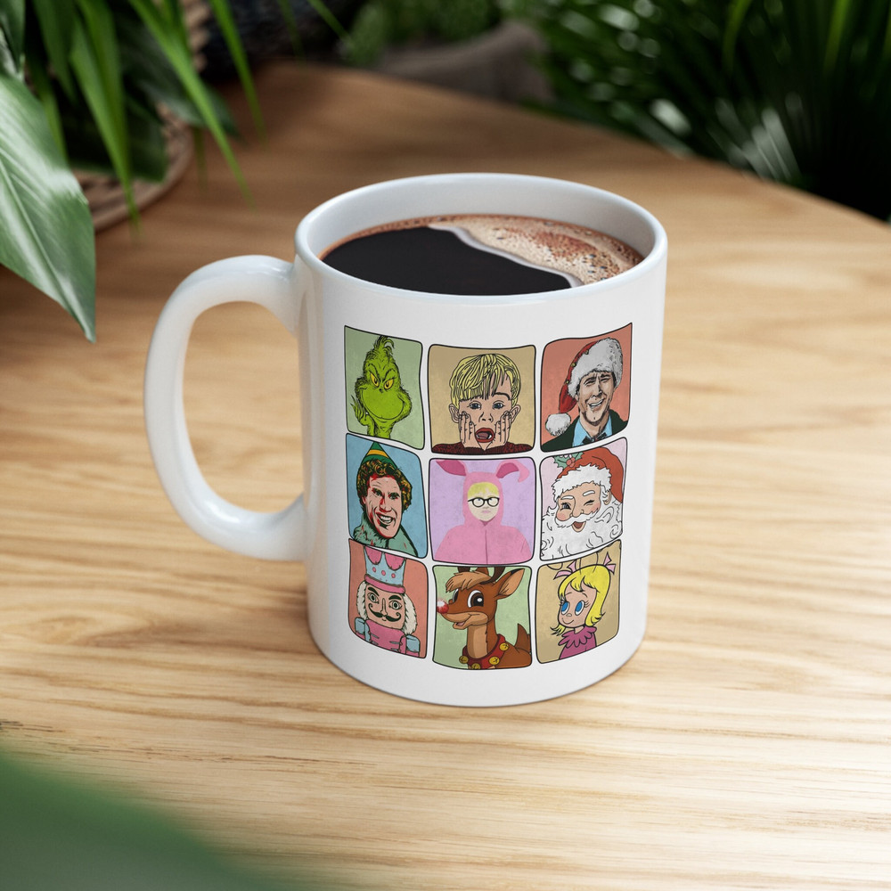 Christmas Coffee Mug  Hot Chocolate Mug  Christmas Gift  Christmas Decor  Ceramic Mug 11oz - 1.jpg