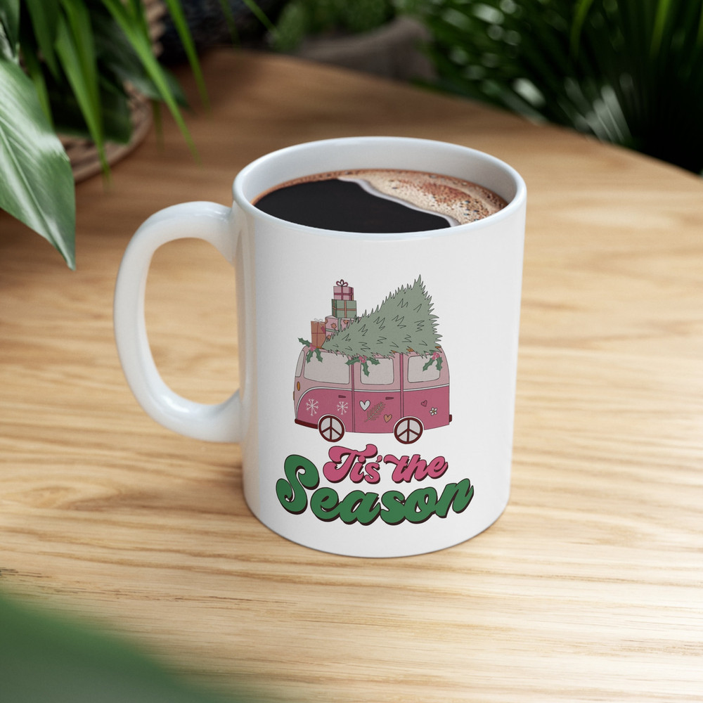 Christmas Coffee Mug  Hot Chocolate Mug  Christmas Gift  Christmas Decor  Ceramic Mug 11oz - 1.jpg