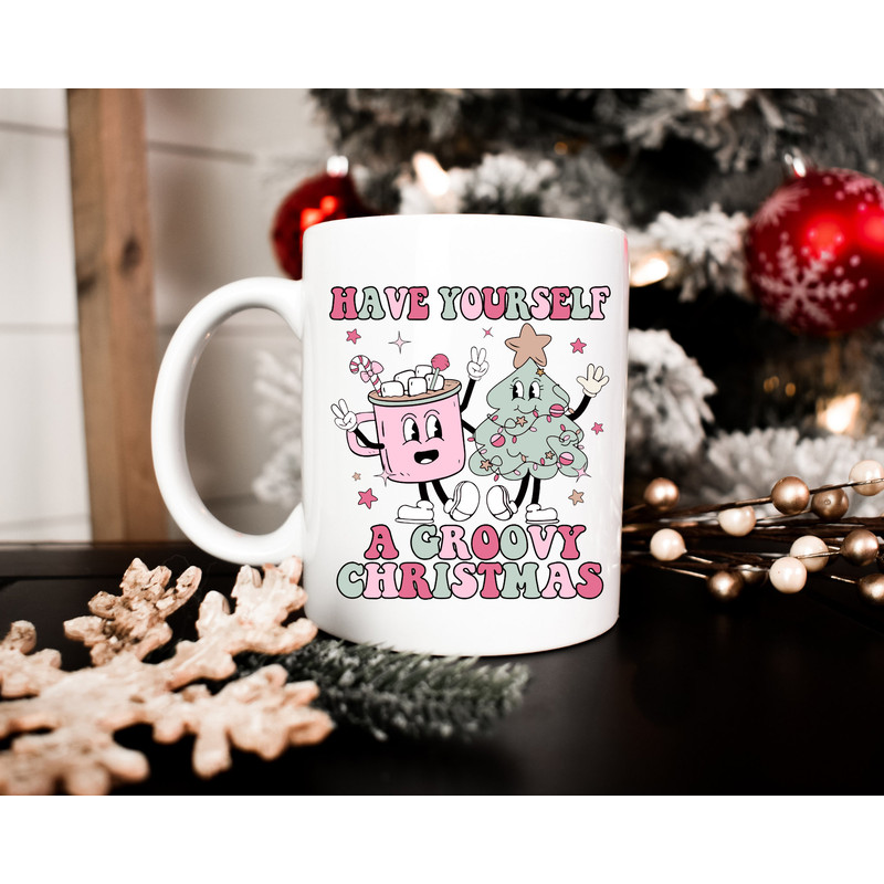 Christmas Coffee Mug  Hot Chocolate Mug  Christmas Gift  Christmas Decor  Ceramic Mug 11oz - 1.jpg