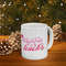 Christmas mug for teacher, Teacher holiday gifts, Holiday Mugs for Teacher, Teacher Christmas Gift, Retro Christmas Mug, Pink Christmas Mug - 1.jpg