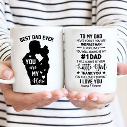 best dad ever coffee mug, fathers day gift mugs, daddy mug