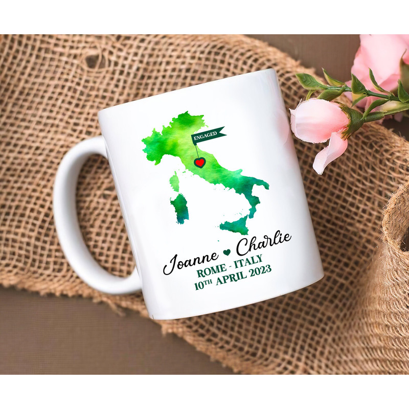 Engagement Mug Custom Name, Personalized Name Couple Mug, Engaged Mug For Newlywed Couple - 1.jpg