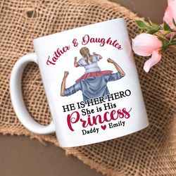 fathers day gift mug, from daughter to dad, best dad ever mug