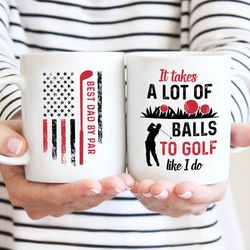 golf dad birthday gifts, fathers day gift mug, golf lover mug for dad