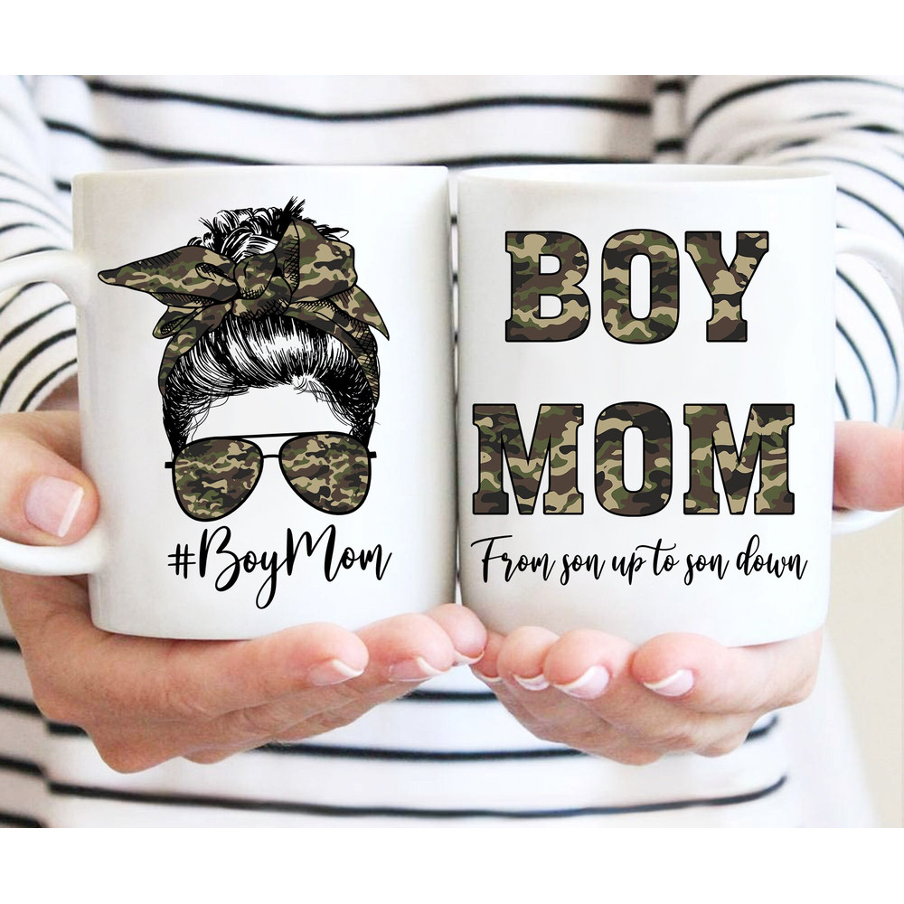 Mom of Boys Coffee Mug, Mother's Day Gift Mug, Army Mom Mug, Gift For Mom, Boy Mom Mug - 1.jpg