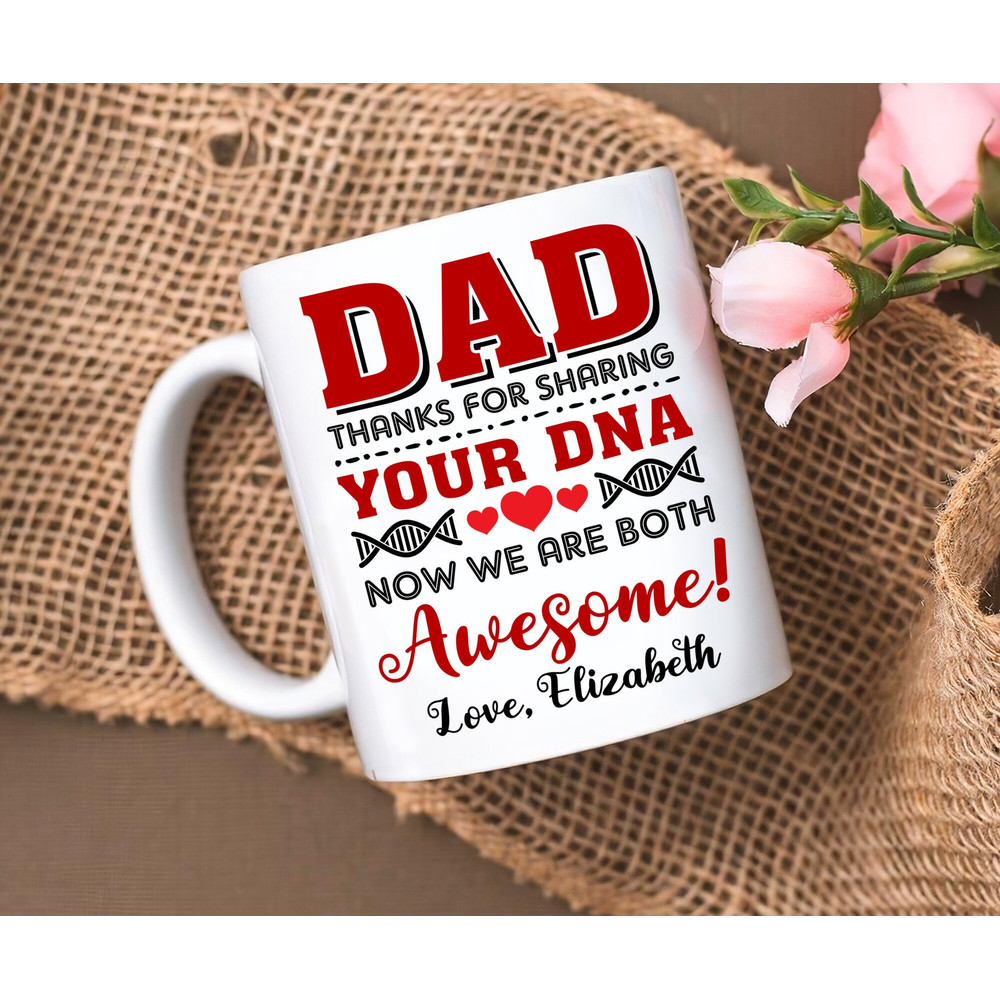 Personalized Dad Mug Gift, Mug for Father's Day, Custom Name Dad Mug, Awesome Daddy Gift, Mug For Daddy - 1.jpg