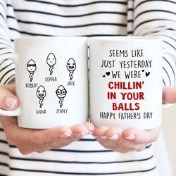 personalized funny father mug, fathers day gift mug, funny sayings mug gift