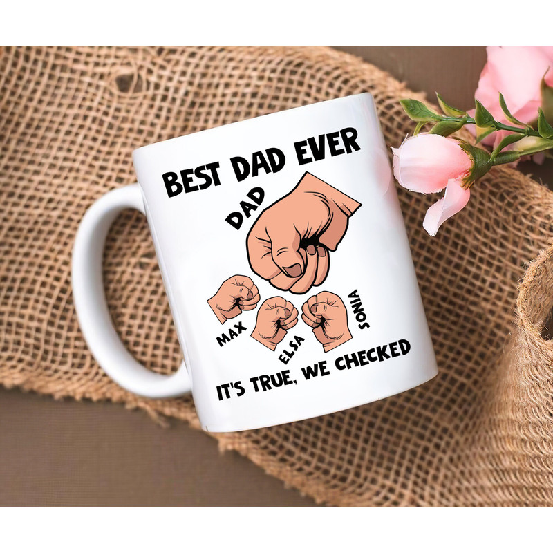 Personalized Name Gift Mug, Custom Dad Coffee Mug, Father's Day Gift Mug For Dad, Custom Best Dad Ever Mugs - 1.jpg