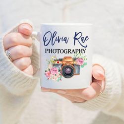personalized photography gift, photographer mug, camera lover mug