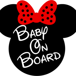mickey baby on board svg, mickey minine svg, mickey heat svg, disney svg, disney family vacation png, digital download-3