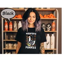 honkus ponkus shirt, funny halloween duck tshirt, witchy duck shirt, fall farmgirl shirt, cute goose shirt, halloween go