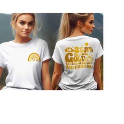 in september we wear gold shirt, childhood cancer awareness t-shirt, gold ribbon shirt, pediatric nurse shirt, childhood