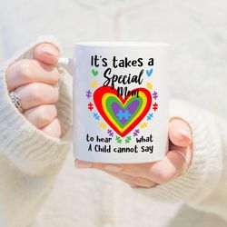 special mom mug, autism awareness mug, autism mommy gift