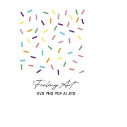 sprinkle pattern svg,confetti,bakery,dxf,donuts,cookie sprinkles,cake,birthday,cricut,silhouette,commercial use,instant