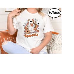 booooks shirt, halloween reading t-shirt, ghost reading book shirt, halloween teacher t-shirt, librarian shirt, hallowee