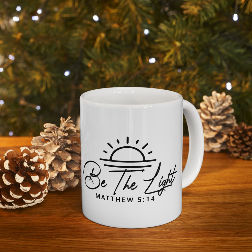 Christian Mugs Be the Light Mathew 514 Bible Verse Christian religious Mug Faith Mug Tea Cup Coffee Mug Ceramic Mug 11oz - 8.jpg