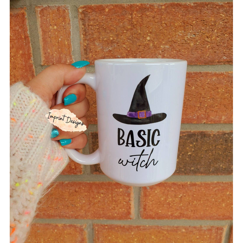 Basic Witch, Sanderson Sisters, Halloween Items, Coffee Lover, Hocus Pocus, Tea, Coffee mug, Dishwasher Safe mug - 1.jpg